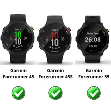 Carica l'immagine nel visualizzatore di Gallery, Vetro temperato compatibile per Garmin Forerunner 55/Forerunner 45/Forerunner 45S [2 Pezzi] Pellicola Protettiva Protegg