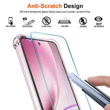 Carica l'immagine nel visualizzatore di Gallery, iVoler 3 in 1 Cover per Realme 14 5G / Realme 14T 5G con 2 Pezzi Pellicola Vetro Temperato, Custodia Antiurto Anti-Graff