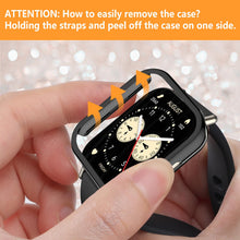 Carica l'immagine nel visualizzatore di Gallery, Hianjoo 5 Pack Cover con Vetro Temperato Compatibile per Xiaomi Redmi Watch 5 Lite 【NON Per Watch 5/5 Active】, Pellicola