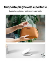 Carica l'immagine nel visualizzatore di Gallery, Belkin BoostCharge Caricabatteria magnetico pieghevole 2 in 1 con Qi2 15W, Caricatore wireless compatibile con MagSafe, 