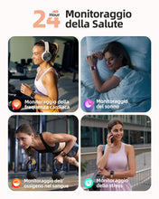 Carica l'immagine nel visualizzatore di Gallery, Parsonver Smartwatch Donna con 5ATM Impermeabilità per Nuoto