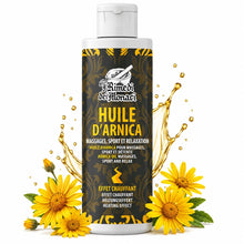 Carica l'immagine nel visualizzatore di Gallery, Olio Arnica e Canfora Effetto Caldo, Olio Massaggio Professionale 250 ml Canforato, Effetto Riscaldante e Rilassante per