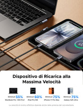 Carica l'immagine nel visualizzatore di Gallery, UGREEN Cavo USB C 240W PD3.1 90 Gradi 20V/5A Ricarica Rapida (2M)