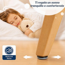 Carica l'immagine nel visualizzatore di Gallery, 40 Pezzi Piedini per Mobili in Teflon, Feltrini per Mobili Pesanti Ø 19 Mm con 40 Viti in Acciaio Inox e 2 Punte, Tondo 