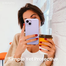 Carica l'immagine nel visualizzatore di Gallery, ORNARTO Cover per iPhone 14 Silicone,Antiurto,Lilla Pastello