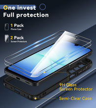 Carica l'immagine nel visualizzatore di Gallery, iVoler Cover Opaca per Samsung Galaxy A18 / A17 4G / 5G con 2 Pezzi Vetro Temperato, [Antiurto di Grado Militare] Custod