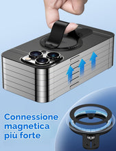 Carica l'immagine nel visualizzatore di Gallery, GripMate per anello magnetico cellulare per MagSafe, Nero
