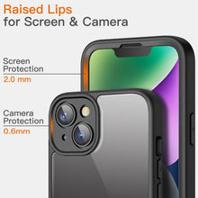Carica l'immagine nel visualizzatore di Gallery, JETech Cover per iPhone 14, Protezione 360°, Nero