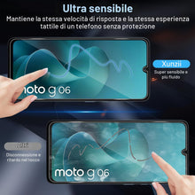 Carica l'immagine nel visualizzatore di Gallery, Pellicola Vetro Temperato per Motorola Moto G06/G06 Power con Protezione Lente Pellicola Fotocamera, Durezza 9H Anti Gra
