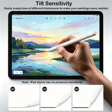 Carica l'immagine nel visualizzatore di Gallery, Penna Stilo per iPad (2018-2026), con Rifiuto del Palmo e Sensibilità all'Inclinazione, Penna di Ricarica Veloce per ipa