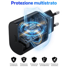 Carica l'immagine nel visualizzatore di Gallery, Caricabatterie Per Samsung Rapido,2 Pack Caricatore USB C da 25W