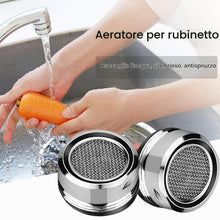 Carica l'immagine nel visualizzatore di Gallery, Aeratori per rubinetto in confezione da 3 pezzi di ricambio da 24 mm, aeratore filettato con beccuccio maschio in ottone