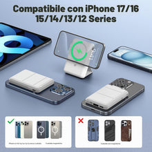 Carica l'immagine nel visualizzatore di Gallery, Azmuth Power Bank, per Magsafe Powerbank iPhone 10000mAh con Due Cavi USB-C