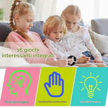 Carica l'immagine nel visualizzatore di Gallery, Smartwatch Bambini Telefono con Chiamata SOS Fotocamera MP3 Musicale
