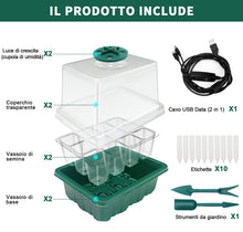 Carica l'immagine nel visualizzatore di Gallery, Idealife Vassoi per La Germinazione con Luce A Spettro Completo, 2 Pezzi