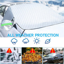 Carica l'immagine nel visualizzatore di Gallery, Copri Parabrezza Auto, Inverno Telo Parabrezza Antigelo, Ripiegabile Copertura Parabrezza Auto Ghiaccio, Antighiaccio, P