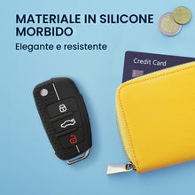 Carica l'immagine nel visualizzatore di Gallery, kwmobile Custodia Coprichiave Compatibile con Audi con 3 tasti pieghevole Cover - Copri Telecomando Chiave Auto - Copri 