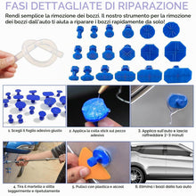Carica l'immagine nel visualizzatore di Gallery, SQLJYU 34 Pezzi Attrezzi per Riparazione Auto, Ventosa per Carrozzeria Auto per Rimozione Ammaccature, per Riparazione d