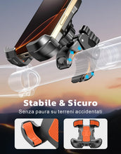 Carica l'immagine nel visualizzatore di Gallery, Porta Cellulare Moto e Bici, Ultra Stabile &amp; 360° Rotabile