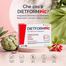 Carica l'immagine nel visualizzatore di Gallery, DietformPic 30 Capsule Vegetali con Berberina DietMed