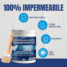 Carica l'immagine nel visualizzatore di Gallery, PLANTAWA Impermeabilizzante trasparente 300g | Formato Gel | Sigillo idrorepellente terrazzi, legno, piastrelle doccia e
