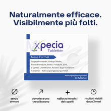 Carica l'immagine nel visualizzatore di Gallery, XPECIA, contro la caduta dei capelli nell’uomo, formula per la ricrescita dei capelli