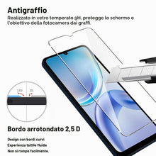 Carica l'immagine nel visualizzatore di Gallery, 2x Vetro Temperato per ZTE Blade A56 / Blade A76 5G / A36 (6.75")