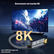 Carica l'immagine nel visualizzatore di Gallery, Cavo USB C a HDMI 2.1, 8K@60Hz 4K@144Hz, Thunderbolt 4/5 a HDMI, Tipo C Compatibile con MacBook Pro M4, M3, iPad, iPhone