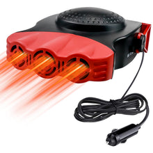 Carica l'immagine nel visualizzatore di Gallery, Riscaldatore Auto 12V 150W Stufetta Portatile per Auto, Demister Regolazione 360 Gradi Riscaldamento Universale Sbrinato