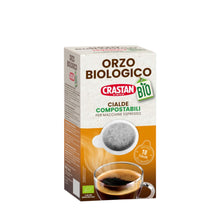 Carica l'immagine nel visualizzatore di Gallery, CRASTAN 1870 - Cialde ESE Compostabili - Orzo Biologico - Box da 18 Cialde - Compatibili con Macchine Espresso - Natural