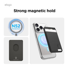 Carica l'immagine nel visualizzatore di Gallery, elago Portafoglio Magnetico Portacarte per iPhone (Nero)