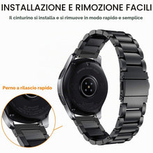 Carica l'immagine nel visualizzatore di Gallery, Cinturino per Huawei Watch GT4 46mm, in Acciaio Inossidabile 22 mm per Huawei Watch GT/GT6/GT6 Pro/GT5/GT5 Pro/GT4/GT3/G