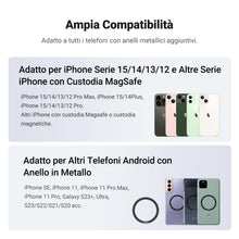 Carica l'immagine nel visualizzatore di Gallery, UGREEN Supporto Magnetico Magsafe da Tavolo Pieghevole con Anello Metallo
