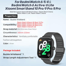 Carica l'immagine nel visualizzatore di Gallery, Cinturino Compatibile con Xiaomi Redmi Watch 6 Active/6 Lite/6/5/4