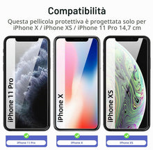 Carica l'immagine nel visualizzatore di Gallery, NEW'C Pellicola Privacy per iPhone 11 Pro/XS/X, Vetro Privacy