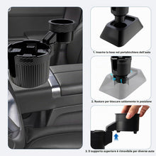 Carica l'immagine nel visualizzatore di Gallery, Portabicchieri Auto - Portabicchieri Plastica Universale - Porta Bottiglia Auto Regolabile per Bottiglie da 0,5 a 1,5L (