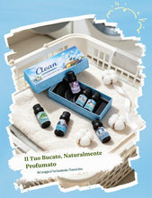 Carica l'immagine nel visualizzatore di Gallery, Set Oli Essenziali Bucato 6x10ml Profumi Casa Freschi e Puliti