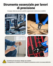 Carica l'immagine nel visualizzatore di Gallery, VCELINK Tronchese Diagonali, Filo Rame 0,1-1,2mm, Blu, 1 Pezzo