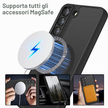 Carica l'immagine nel visualizzatore di Gallery, Cover Magnetica per Samsung Galaxy S22 Compatibile con MagSafe, Custodia per Samsung Galaxy S22 Traslucida Opaca Case Ul