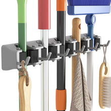 Carica l'immagine nel visualizzatore di Gallery, Lifewit Porta Scope Parete, 5 slot 6 Ganci, Confezione da 1, Nero