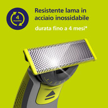 Carica l'immagine nel visualizzatore di Gallery, Philips OneBlade 360 Lame di ricambio per rasoio elettrico OneBlade, pettine regolabile 5in1, in acciaio inossidabile re