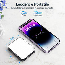Carica l'immagine nel visualizzatore di Gallery, 128 Luce per Foto, 3000mAh Magnetica Luce per Video con 3 Modalità e 10 Livelli di Luminosità, 3000-6500K Luci Fotografi