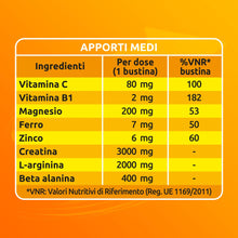 Carica l'immagine nel visualizzatore di Gallery, Sustenium Plus, lntegratore Multivitaminico con Creatina, Energia, 36 Buste