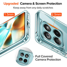 Carica l'immagine nel visualizzatore di Gallery, iVoler Anti Ingiallimento Chiaro Cover per Motorola Moto Edge 60 Fusion 5G / Edge 60 5G, Antiurto di Grado Militare Tras