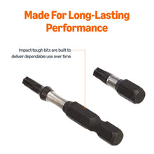 Carica l'immagine nel visualizzatore di Gallery, Amazon Basics Set di punte per avvitatore a percussione, a croce, a taglio e Torx, confezione da 42 pezzi, Taglia Unica