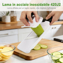 Carica l'immagine nel visualizzatore di Gallery, Ibergrif M526 Mandolina, Affettatrice Verdure Regolabile 1–4 mm