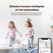 Carica l'immagine nel visualizzatore di Gallery, Tenda 2K Telecamera Sicurezza Interno, Videocamera Wi-Fi 6 Pan-Tilt per la Sicurezza Domestica, Rilevamento del Moviment