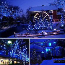 Carica l'immagine nel visualizzatore di Gallery, NEXVIN Luci natalizie a energia solare, per esterni, 20 m, 200 LED, per esterni, a energia solare, resistente alle intem