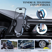 Carica l'immagine nel visualizzatore di Gallery, miracase Porta Cellulare Auto [Gancio Metallico] Supporto Telefono Auto 360° Regolabile, Porta Telefono Auto Ideale Per 