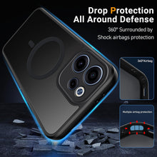 Carica l'immagine nel visualizzatore di Gallery, Tawarror Cover Magnetica per Oppo Reno 15 FS/15F 5G, Traslucida Opaca, Nero